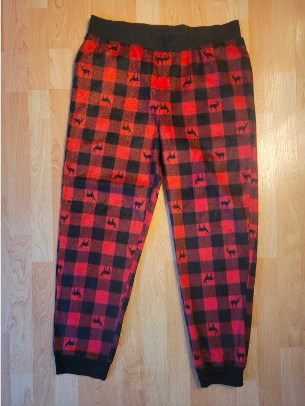 Ardene buffalo plaid fleece pajama pants